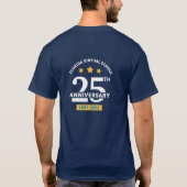 FLVS Superhero + 25 Jahre, Marine T-Shirt (Rückseite)