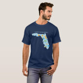 FLVS, T - Shirt Florida (Marine) (Vorne ganz)