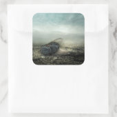 Fly 2013 quadratischer aufkleber (Tasche)