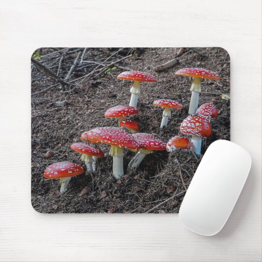 Fly agaric mousepad (Mit Mouse)