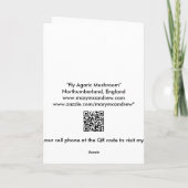 "Fly Agaric Mushroom" Geburtskarte Karte (Rückseite)