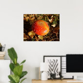 Fly Agaric Mushroom Poster (Heimbüro)