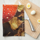 Fly Agaric Mushroom Tea Towel Handtuch (Viertel Falte)