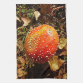 Fly Agaric Mushroom Tea Towel Handtuch (Vertikal)