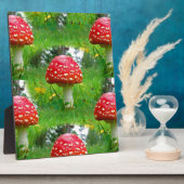 Fly Agaric Mushrooms Fotoplatte (Seite)