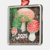 Fly Agaric Mushrooms Ornament Aus Metall (Links)