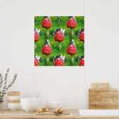 Fly Agaric Mushrooms Poster (Küche)