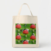 Fly Agaric Pilze Große Tote Tasche (Vorne)