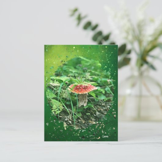Fly Agaric - Postkarte (Stehend Vorderseite)
