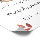 Fly agaric - Wie viele Pilze Baby Dusche Spiel Poster (Ecke)