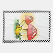 Fly Amanita Muscaria Pilze Personalisiert Geschirrtuch (Horizontal)