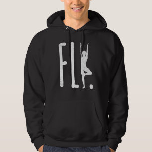 Fly Art Yoga Letter Pride Spaß Namaste Hoodie