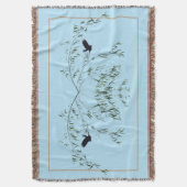 Fly Away Birds Decke (Vorderseite Vertikal)