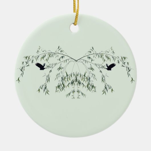 Fly Away Birds Keramik Ornament (Vorne)