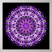 Fly Away Lila Kaleidoskop Poster (Vorne)