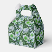 Fly Away Paisley Butterfly Print Green Geschenkschachtel (Rückseite)