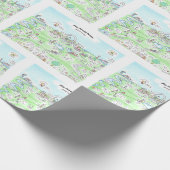 Fly Away Zuhause Gift Wrap Geschenkpapier (Ecke)