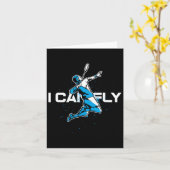 Fly Badminton Player Shuttle Trainer Racket Sports Karte (Gelbe Blume)