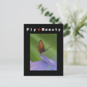 FLY + Beauty Postkarte (Stehend Vorderseite)