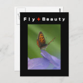 FLY + Beauty Postkarte (Vorne/Hinten)