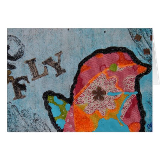 Fly Bird Collage (Vorderseite (Horizontal))