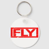 Fly Briefmarke Schlüsselanhänger (Rückseite)