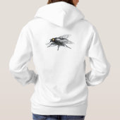 Fly Buddy Frauenweißschwanz Hoodie (Rückseite)