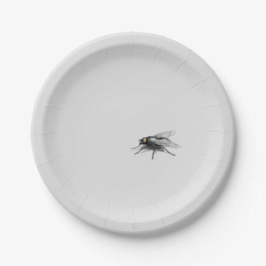 Fly Buddy graue Teller (Vorderseite)