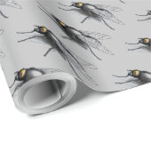 Fly Buddy graues glänzendes Packpapier (Rolleneckpunkt)