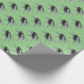 Fly Buddy grünes, mattes Packpapier (Ecke)