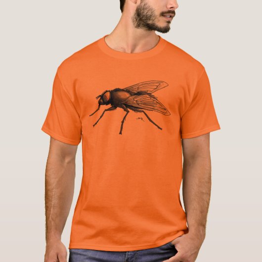 Fly Buddy men Orange T - Shirt (Vorderseite)