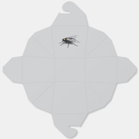 Fly Buddy Riesenfliege graue Abholbox Geschenkschachtel (Ungefaltet)