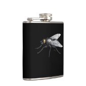 Fly Buddy Riesenfliege schwarz gewickelt Flasche Flachmann (Rechts)