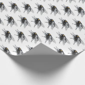 Fly Buddy, weißes, mattes Packpapier (Ecke)