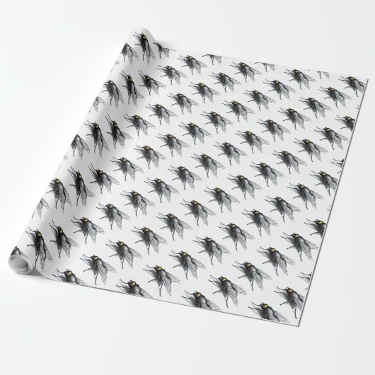 Fly Buddy, weißes, mattes Packpapier (Ungerollt)