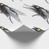 Fly Buddy, weißes, mattes Packpapier (Ecke)
