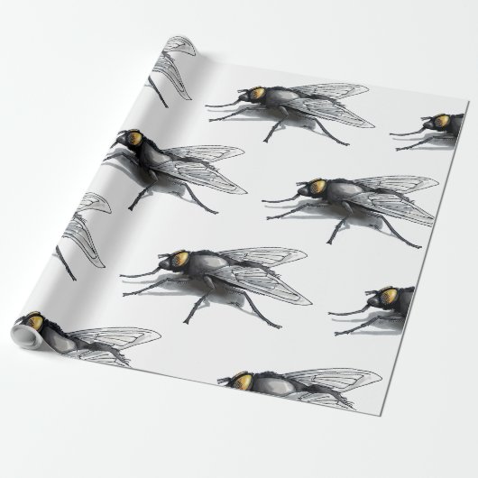 Fly Buddy, weißes, mattes Packpapier (Ungerollt)