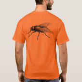 Fly Buddy Women Orange T - Shirt zurück (Rückseite)