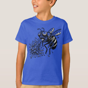 Fly Cartoon Gross und Unglaublich witzig T-Shirt