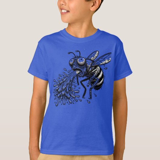 Fly Cartoon Gross und Unglaublich witzig T-Shirt (Vorderseite)