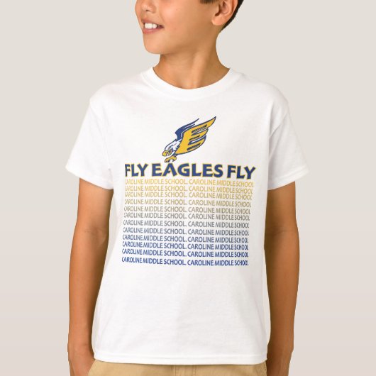 FLY EAGLES FLY, Fan-T - Shirt (Vorderseite)