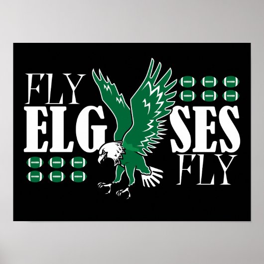 Fly Elgses Fly Funny Spelling Meme Poster (Vorne)