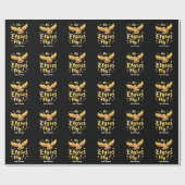 Fly Elgses Fly Inspirational Eagle Art Geschenkpapier (Flach)