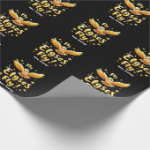 Fly Elgses Fly Inspirational Eagle Art Geschenkpapier (Ecke)