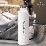 Fly Fearless Empowerment Inspiration Minimalistisc Trinkflasche<br><div class="desc">Mit unserer minimalistischen Kollektion "Fly Fearless" können Sie sich auf eine Ermächtigungsreise begeben. Mit subtilen,  aber leistungsstarken Designs stärken Sie Ihren Geist. Es ist mehr als Mode; es ist eine Aussage von Mut und Stärke. ✨ ✈️ #empoweredStyle #FlyFearless</div>