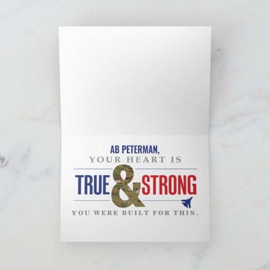 Fly Fight Win Air Force Basistraining Karte (Innenseite)