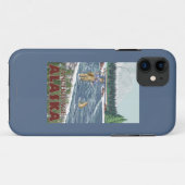 Fly Fisherman - Anchorage, Alaska Case-Mate iPhone Hülle (Rückseite (Horizontal))