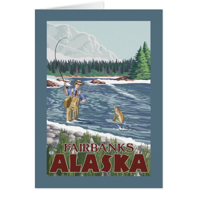 Fly Fisherman - Fairbanks, Alaska (Vorne)