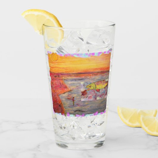 Fly Fisherman Glas (Vorderseite Ice)