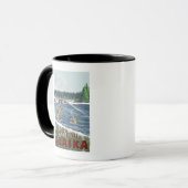 Fly Fisherman - Juneau, Alaska Tasse (Vorderseite Links)